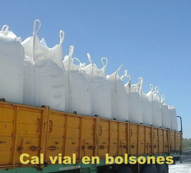 Cal Vial en Bolsones de 1660 kg