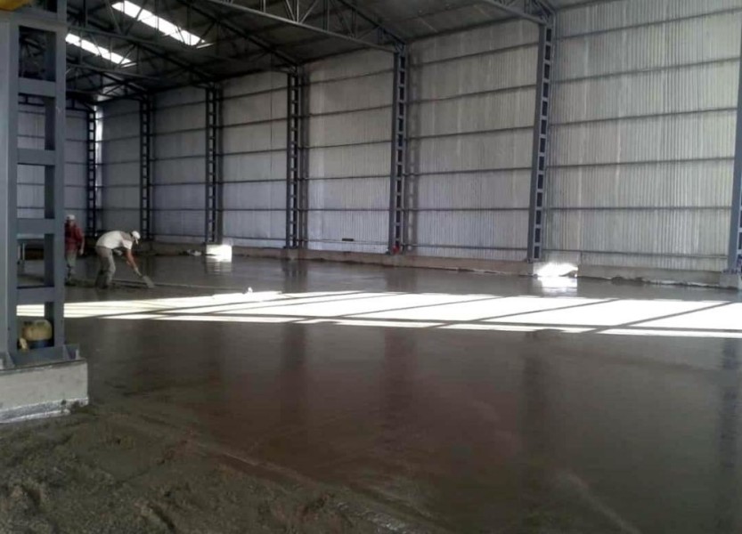 Hormigón elaborado y pluma en Coronel Suarez