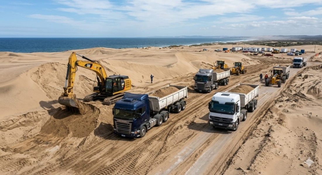 Arena de medano en Pehuen-Co