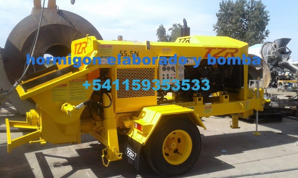 Hormigón elaborado y bombas en Santa Cruz de la Sierra