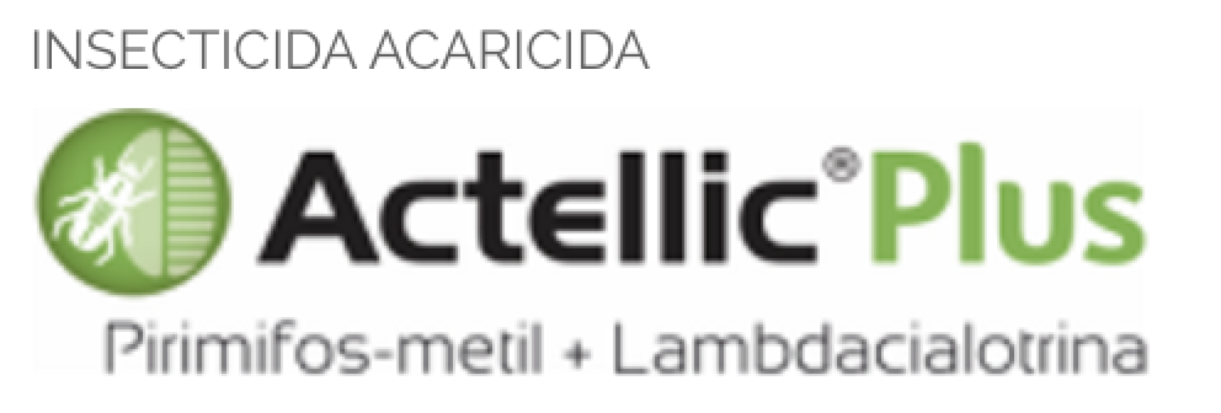 ACTELLIC PLUS PACK X 1LT 2 +1 (pirimifos metil 50 + lambda 5)
