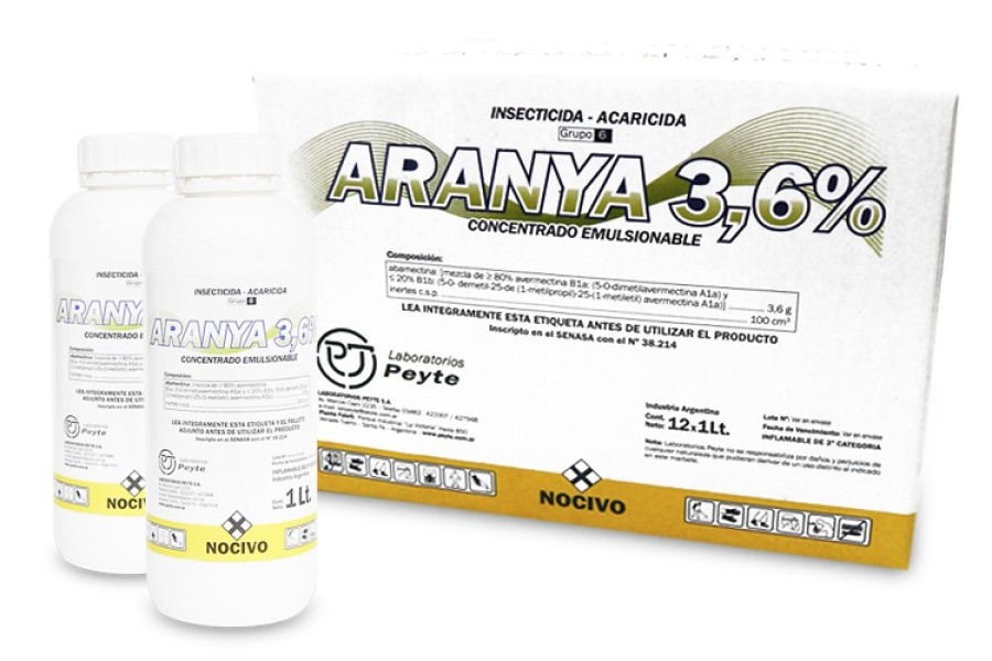 ABAMECTINA ARANYA 3,6% x 1 lts.