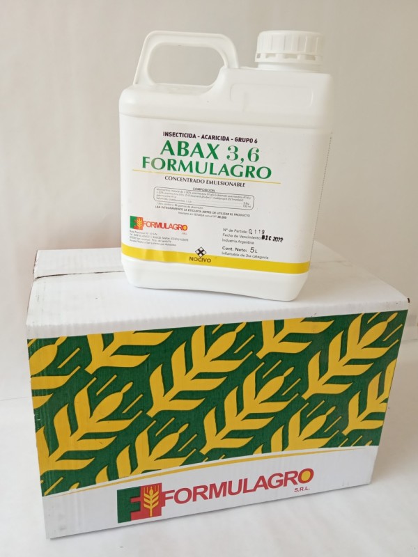 ABAMECTINA ABAX 3,6% x 5 lts.